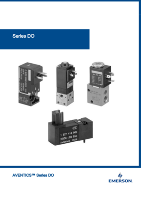 AVENTICS DO CATALOG DO SERIES: 3/2-DIRECTIONAL VALVE